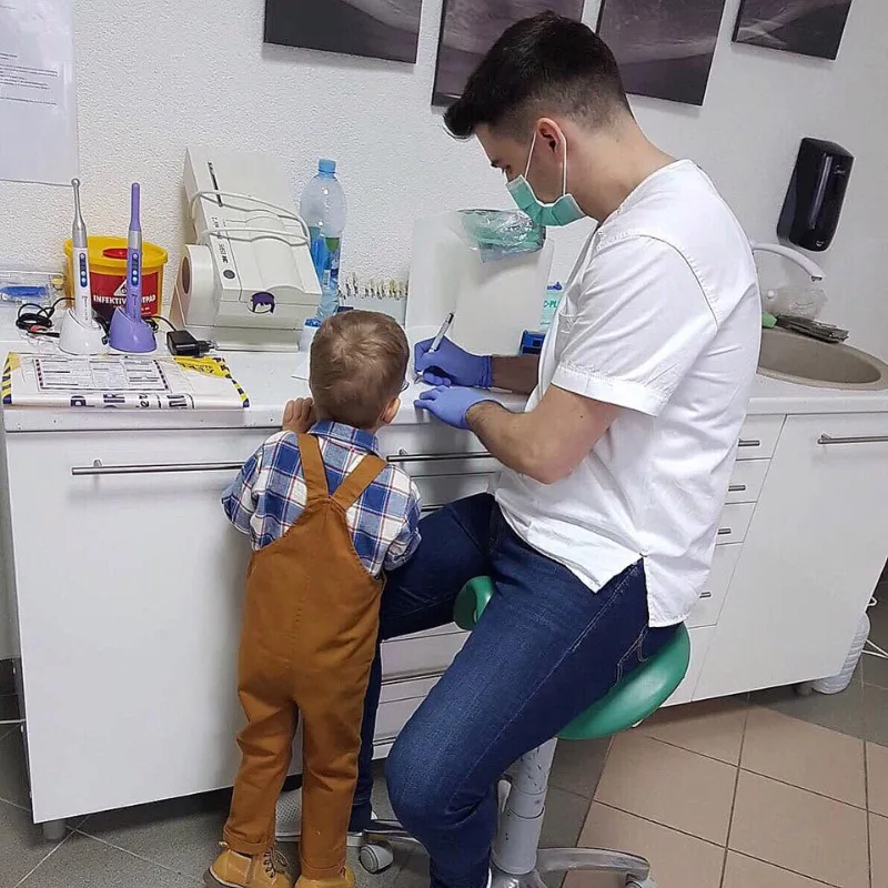 Pregled djeteta u ordinaciji DentaMed